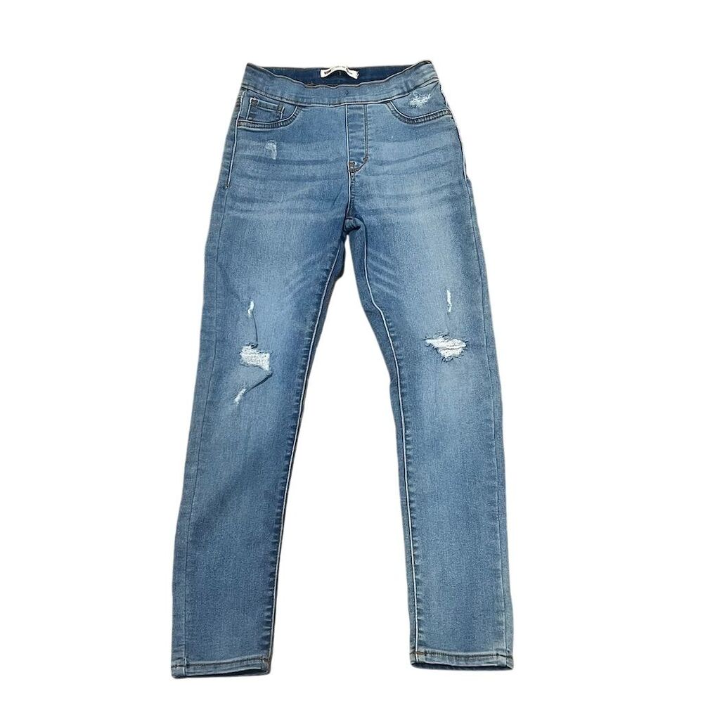 Levi's Girl's Size 10G Blue Distressed Pull-On Jegging Jeans - Picture 3 of 9